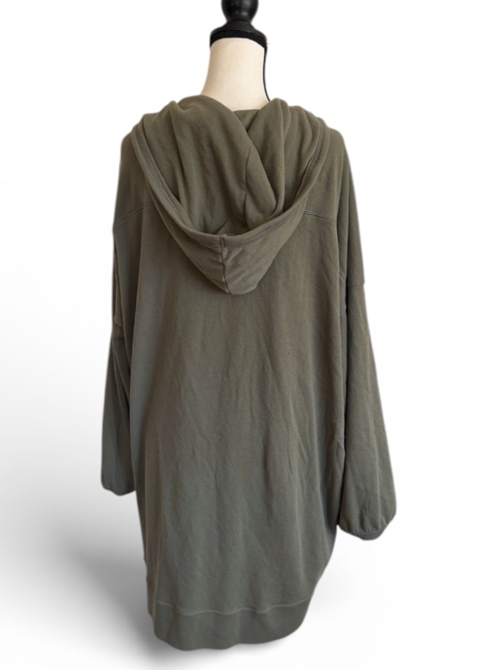 American Eagle Hooded Open Cardigan Dark Green XXL - Picture 2 of 6